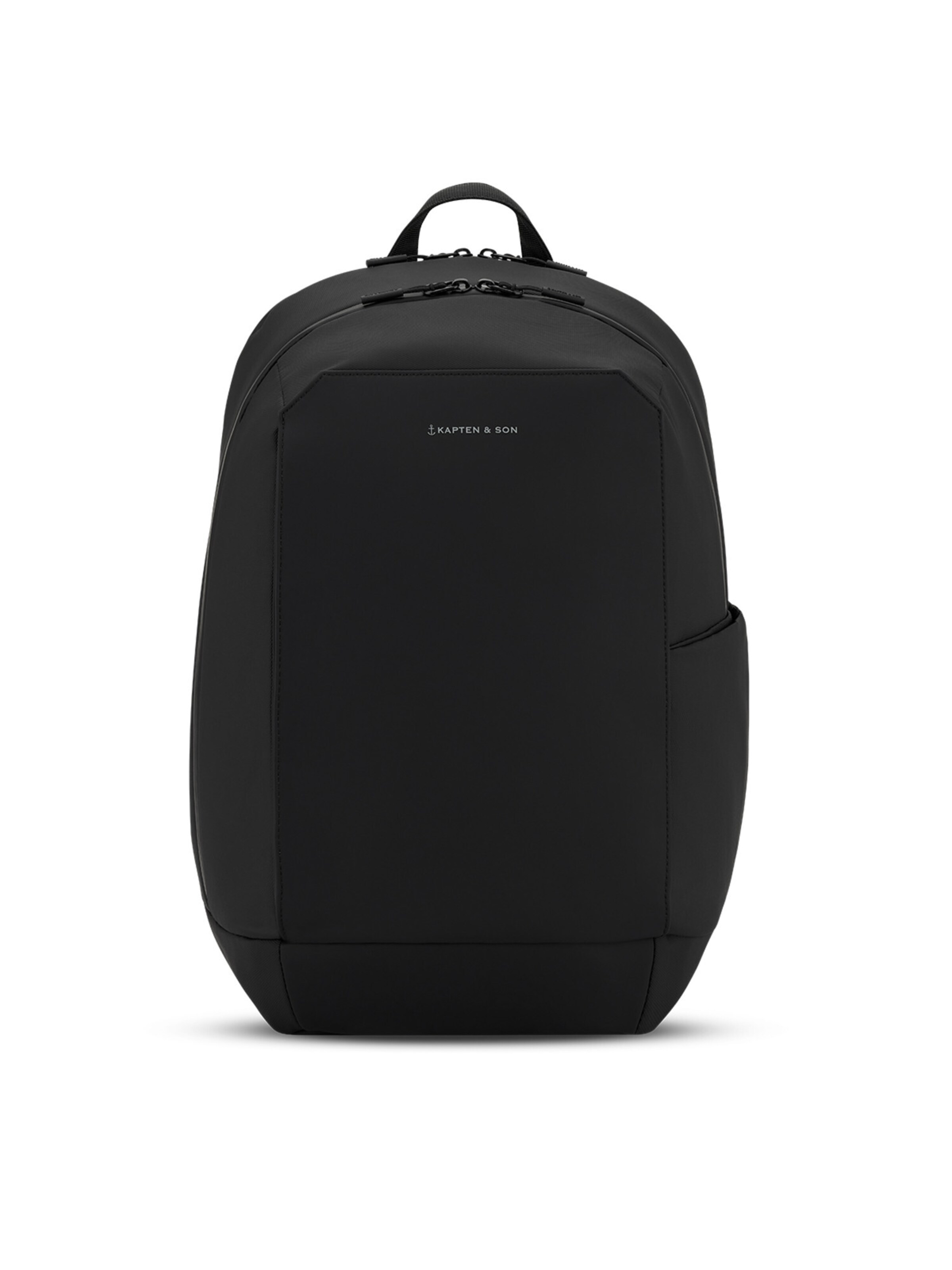 Kapten & Son Rucksack 'Oslo'‌‌ in Schwarz: Vorderseite