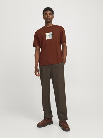 T-Shirt JACK & JONES en marron