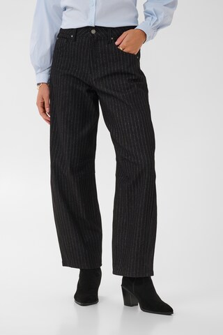 Cream - Loosefit Calças de ganga 'Marelli' em preto: frente