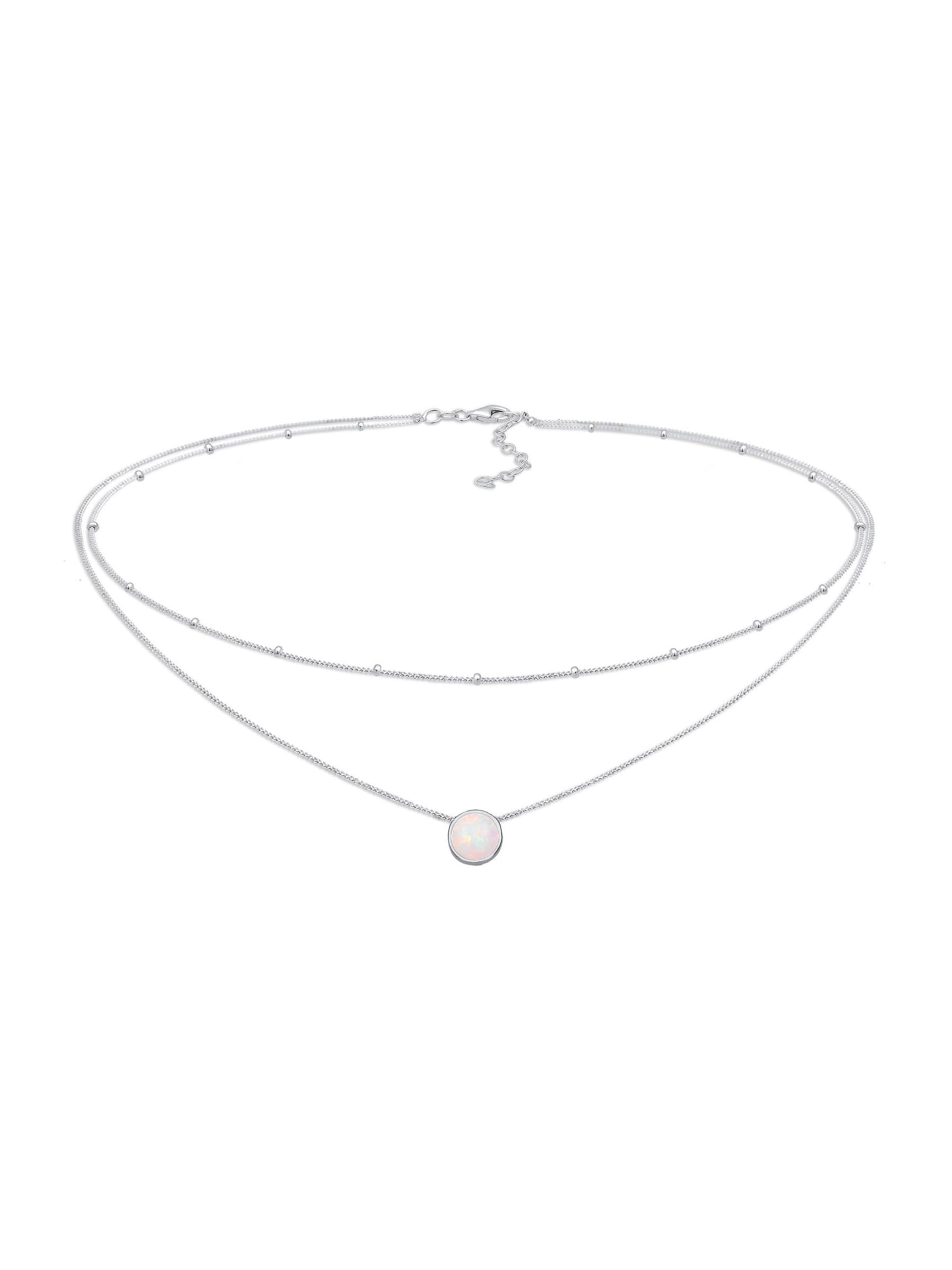 Chaîne ELLI en argent : devant