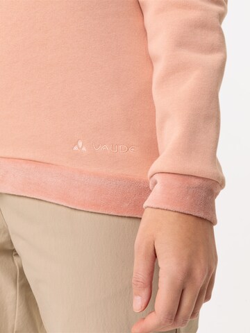 VAUDE Sports sweater 'Manukau HO III' in Orange