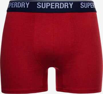 Boxers Superdry en rouge