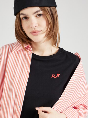 Ragwear Shirt 'ADORI LOVE' in Black