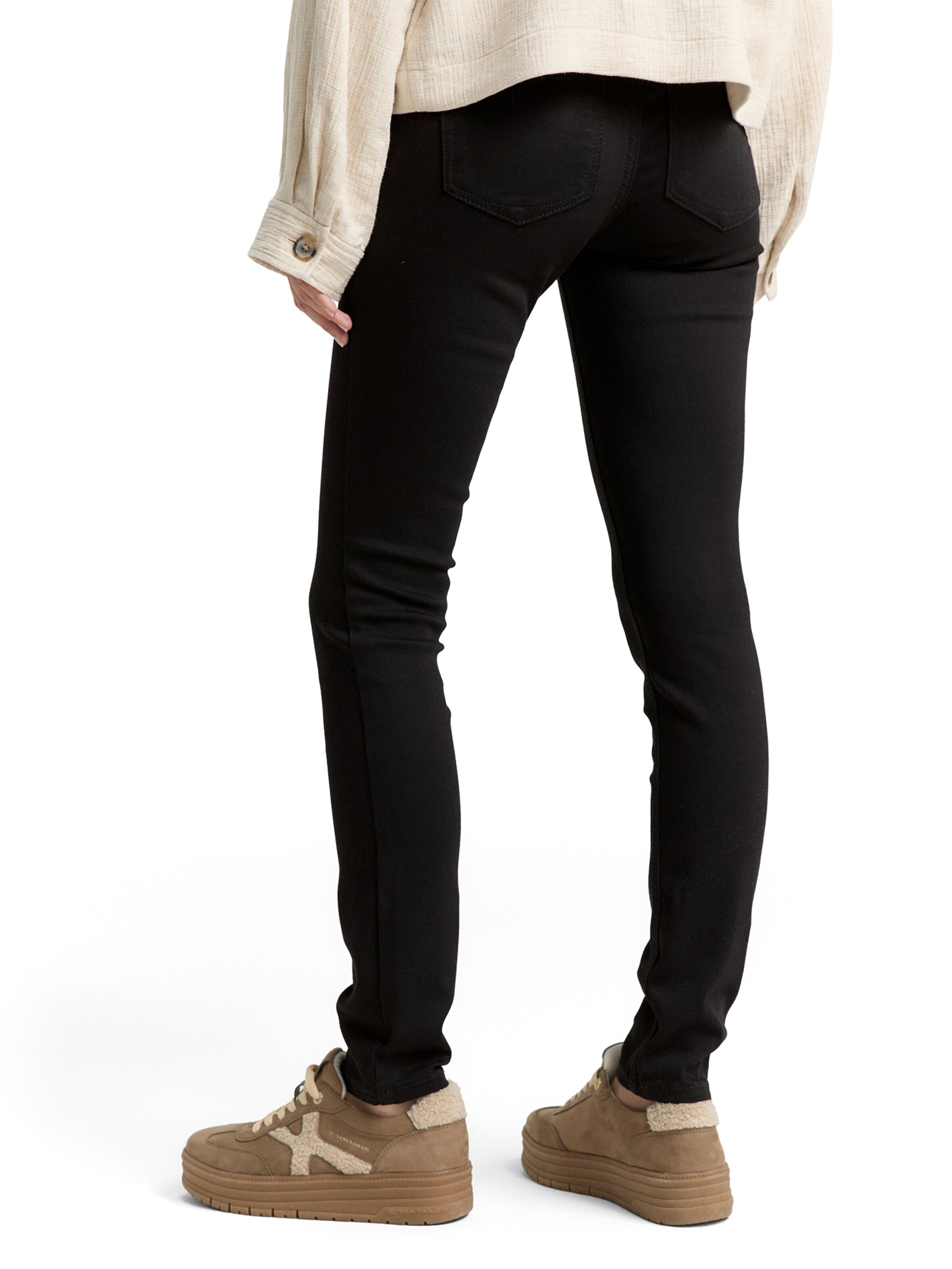 TOM TAILOR Skinny Jeans 'Lucie' in Black