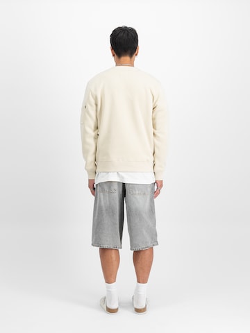 ALPHA INDUSTRIES Μπλούζα φούτερ σε μπεζ