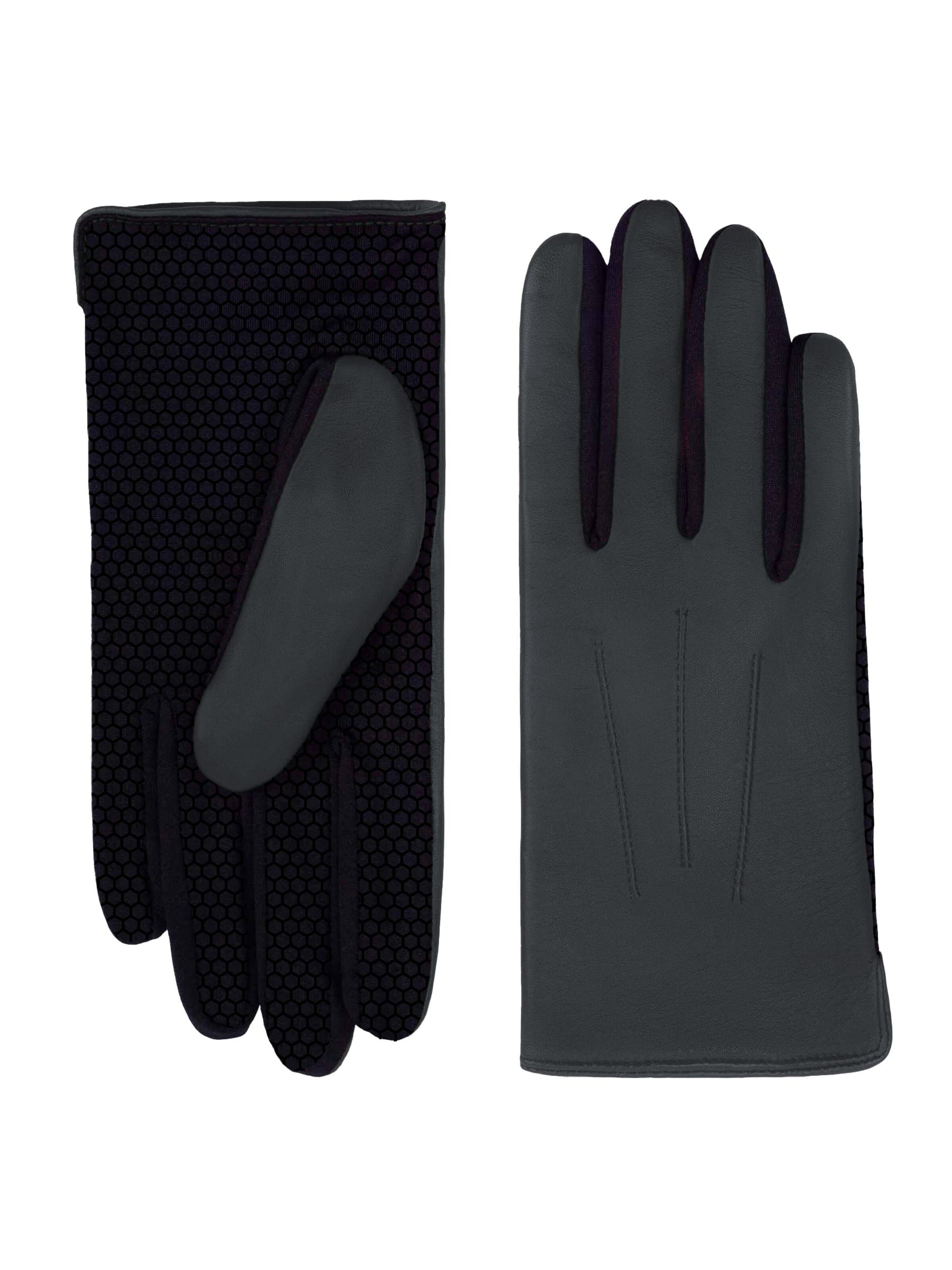 KESSLER Fingerhandschuhe 'MILES'‌‌‌‌‌‌ in Schwarz: Vorderseite