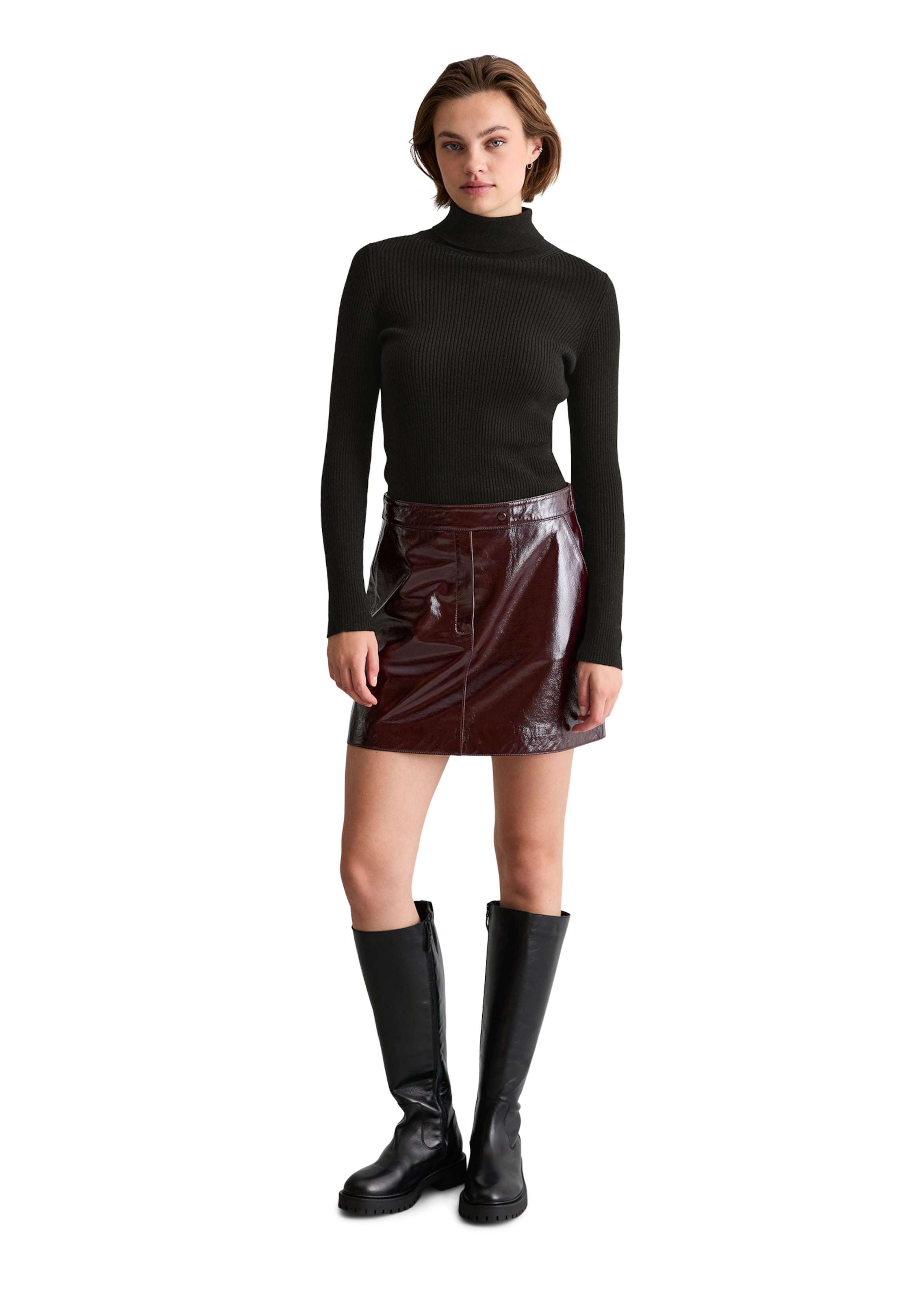 Marc O'Polo DENIM Rok in Rood: voorkant
