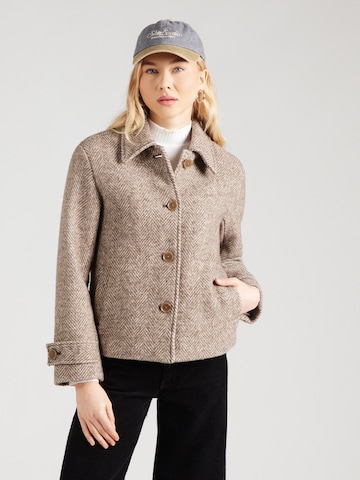 Geacă de primăvară-toamnă de la Abercrombie & Fitch pe bej: față