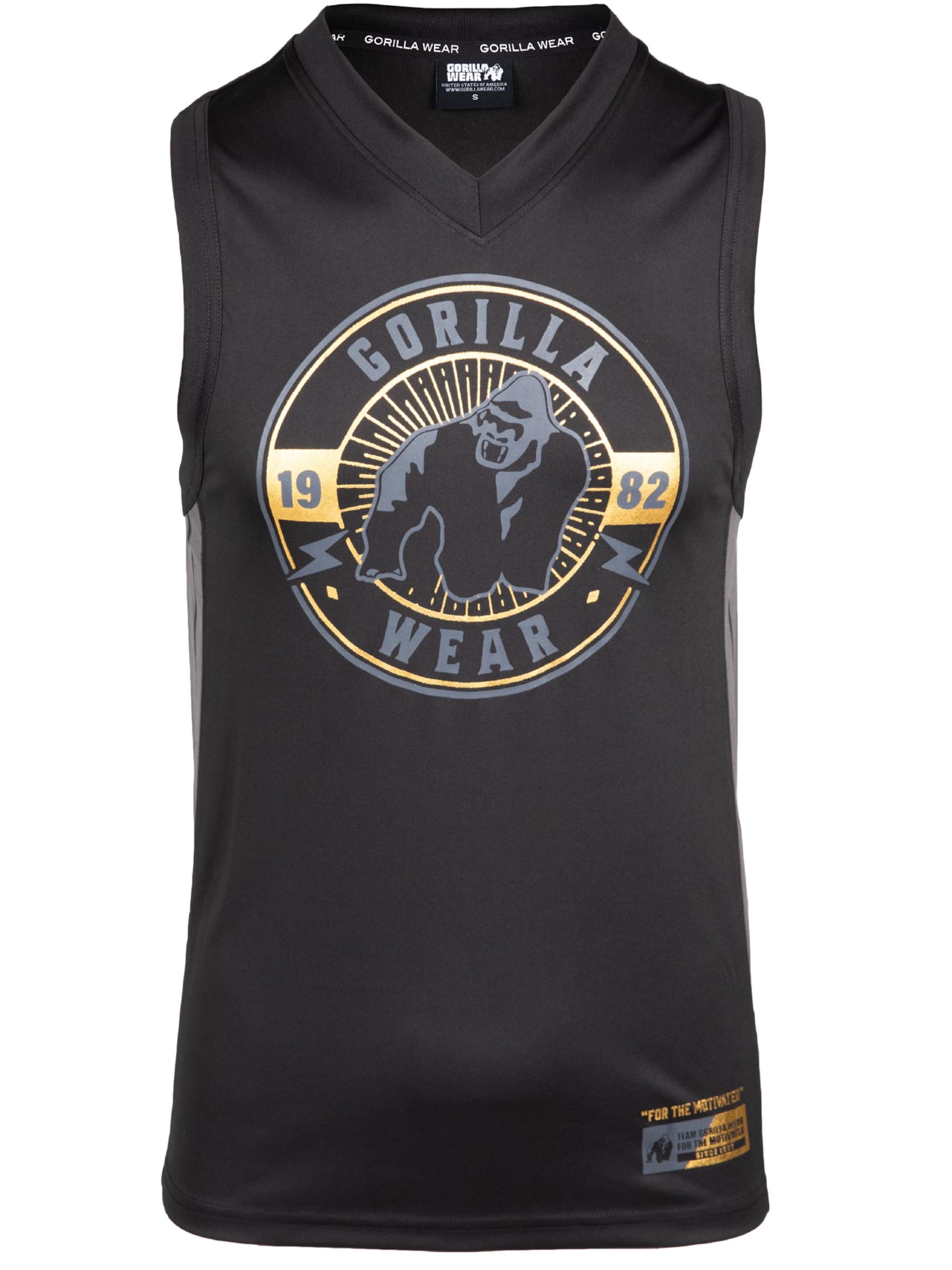 Maglietta 'Orlando' di Gorilla Wear in nero: frontale