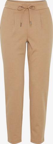 b.young Slim fit Pleat-Front Pants 'Rizetta' in Brown: front