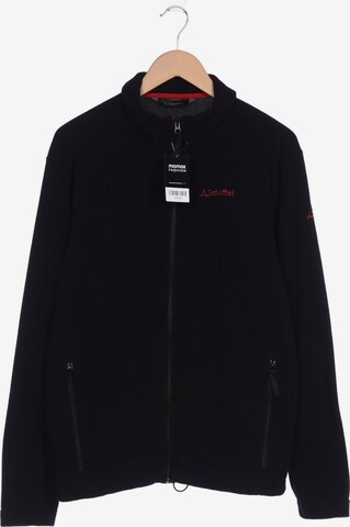 Schöffel Sweatshirt & Zip-Up Hoodie in XL in Black: front