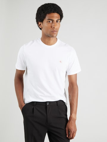 T-Shirt Calvin Klein Jeans en bleu : devant