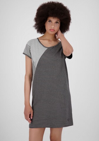 Alife and Kickin Dress in Grey: front