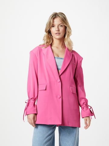 Misspap - Blazer en rosa: frente