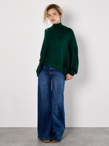 Pull-over ' ' Apricot en vert