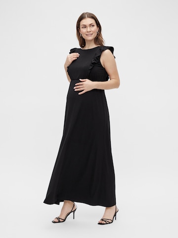 Robe 'Roberta Mary' MAMALICIOUS en noir : devant