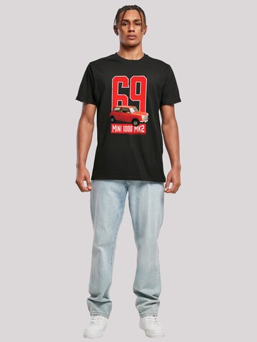 F4NT4STIC Shirt 'British Motor Heritage Austin Mini 1000 Mk2 1969' in Black