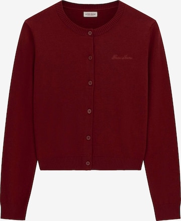 GUESS JEANS Cardigan i rød: forside