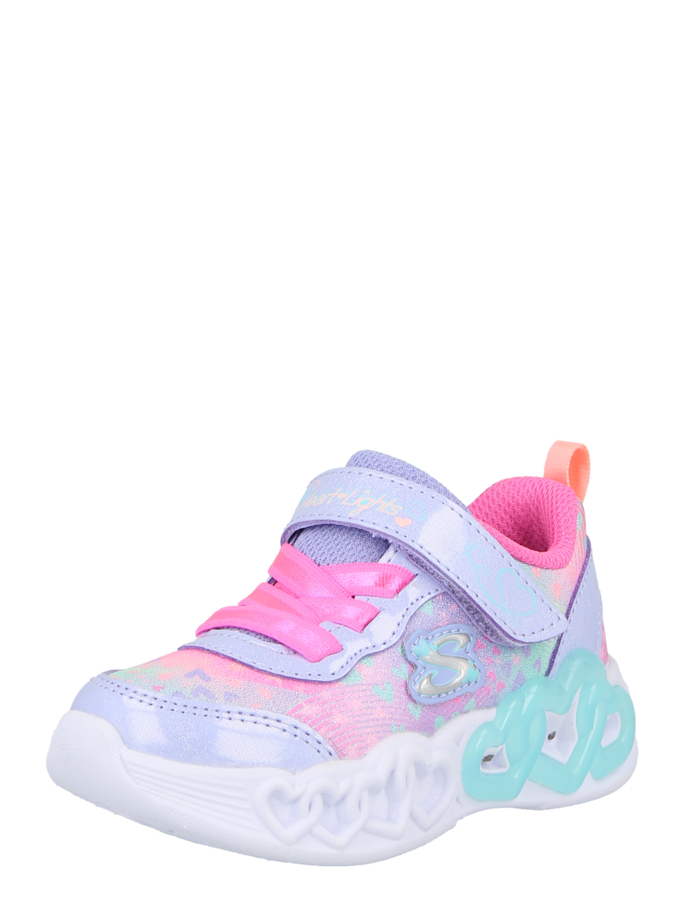 SKECHERS Σνίκερ 'INFINITE HEART LIGHTS - HEART' σε λιλά: μπροστά