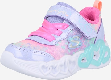 SKECHERS Sneaker 'INFINITE HEART LIGHTS - HEART' in Lila: Vorderseite