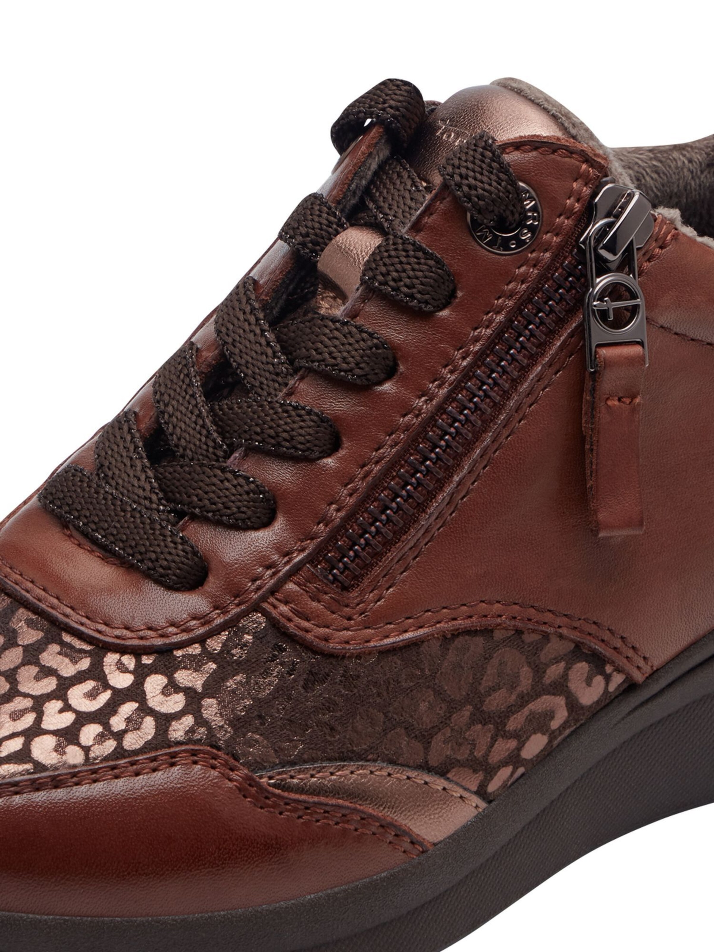 Baskets basses Tamaris en marron