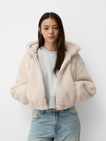 Bershka Jacke in Weiß: Vorderseite
