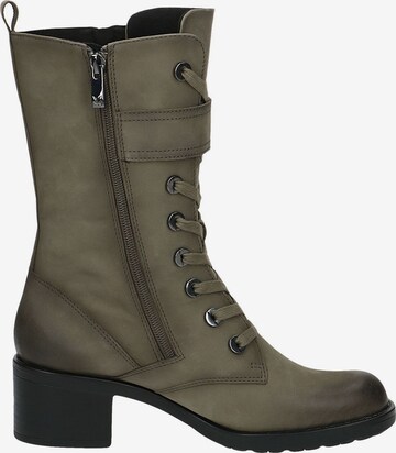 CAPRICE Lace-Up Ankle Boots in Green