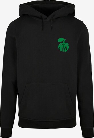 Merchcode Sweatshirt 'Beatles -  Apple Words' in Black: front