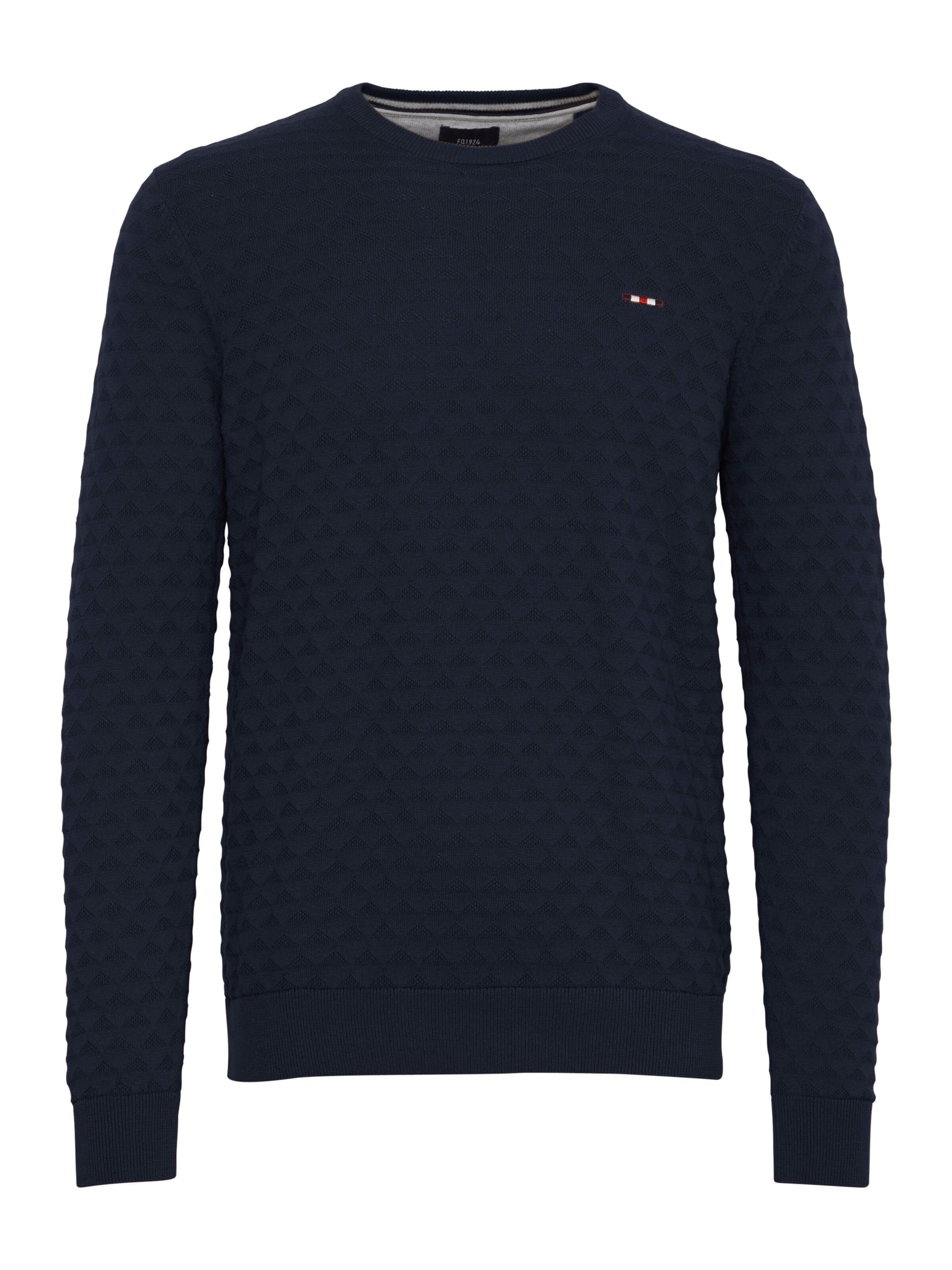 FQ1924 Pullover 'KYLE' in Blau: Vorderseite