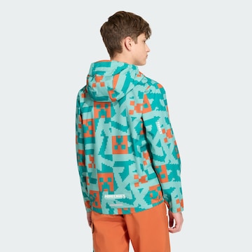 ADIDAS TERREX Funktionsjacke 'Adidas x Minecraft' in Blau