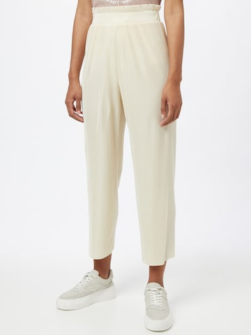 ABOUT YOU Limited Loose fit Pants 'Libby' in Beige: front