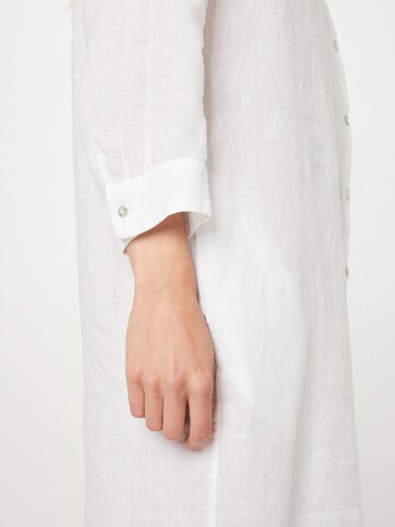 120% Lino Košilové šaty – bílá