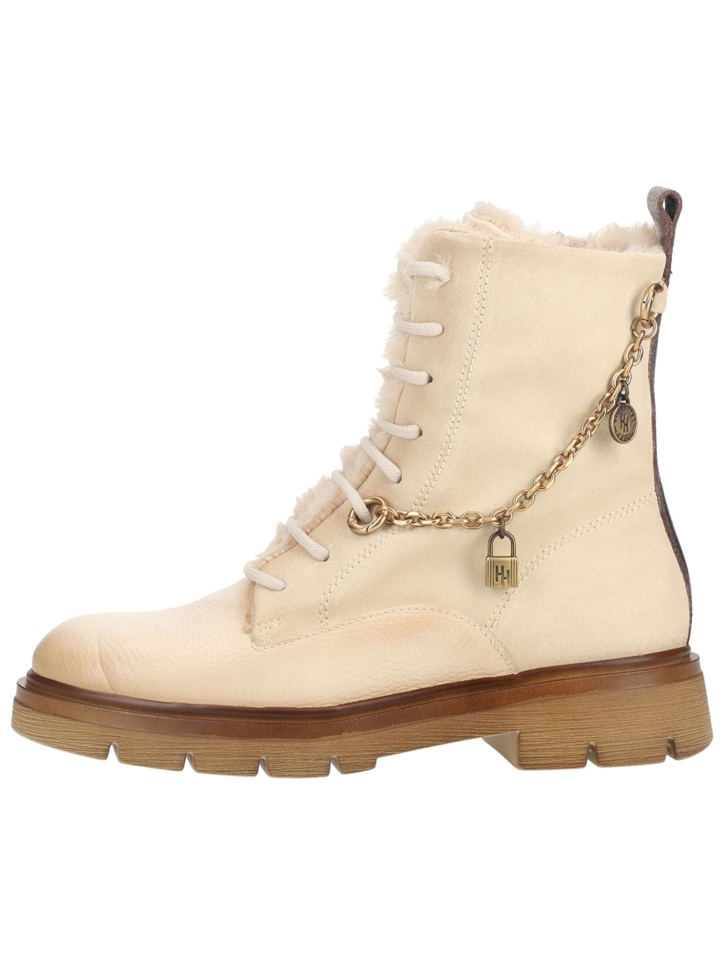 Hispanitas Schnürstiefelette in Beige
