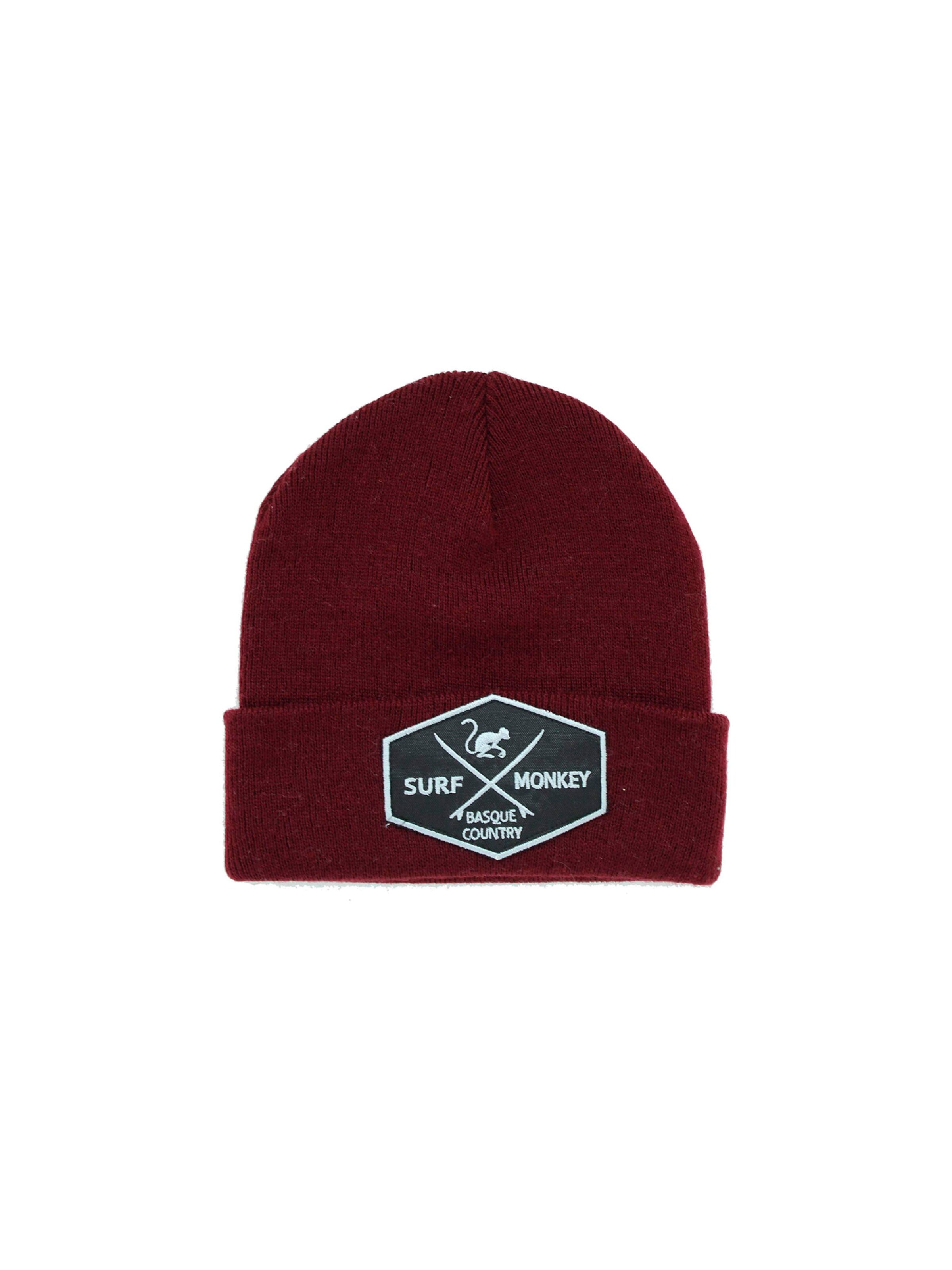 Berretto di Surf Monkey in rosso: frontale