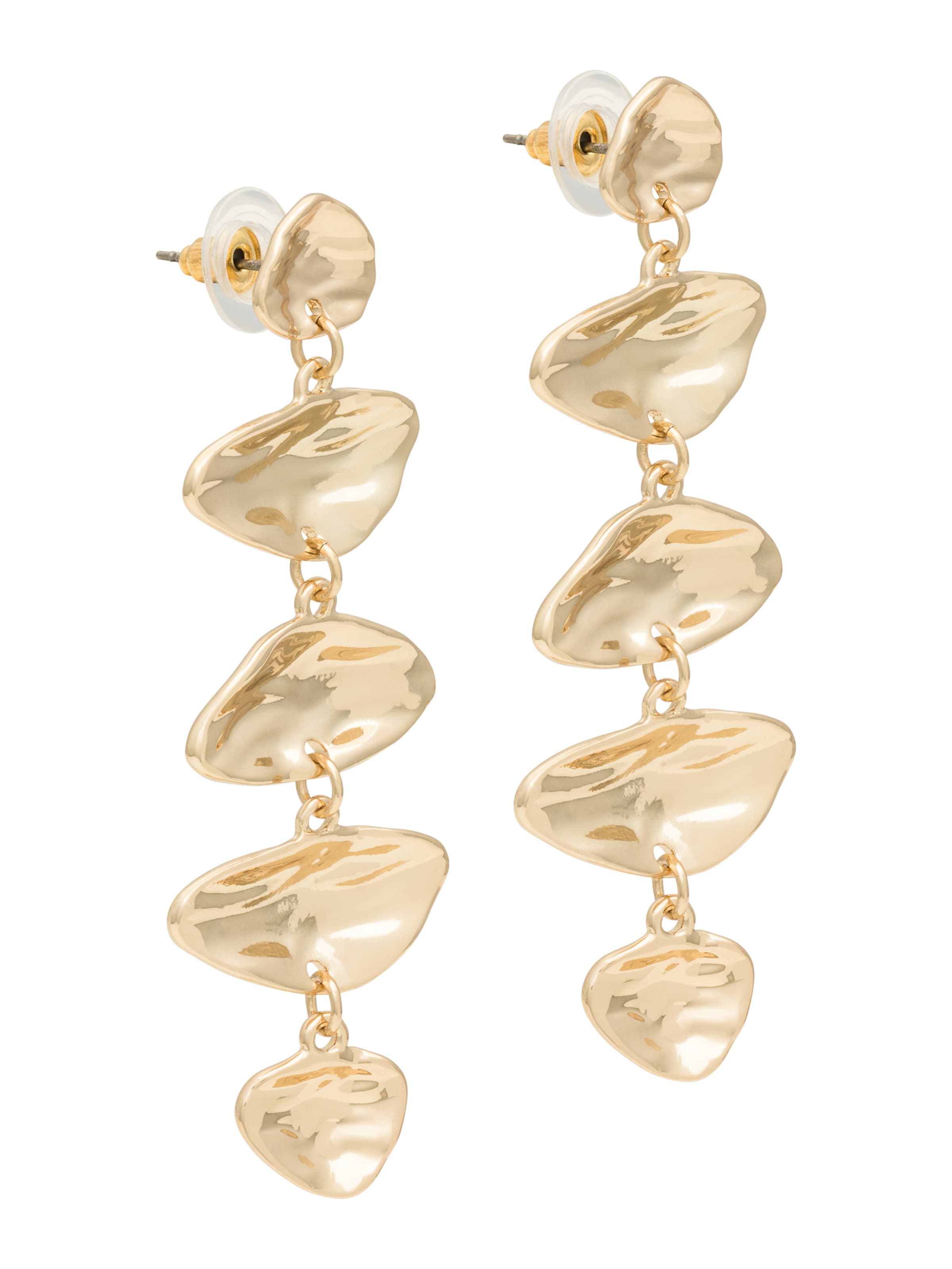 A&C Oslo – Nordic Design Jewellery Ohrhänger 'Swells Gold' in Gold: Vorderseite