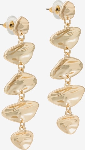 Boucles d'oreilles 'Swells Gold' A&C Oslo – Nordic Design Jewellery en or : devant