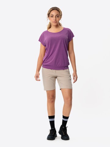 VAUDE Performance shirt 'Skomer III' in Purple