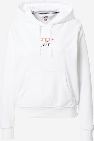 Tommy Jeans Sweatshirt in Weiß: predná strana