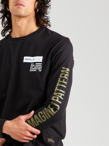 REPLAY Shirt in Black