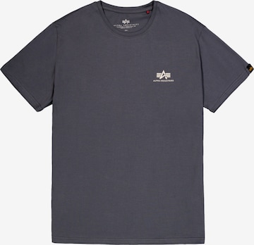 T-Shirt ALPHA INDUSTRIES en gris : devant