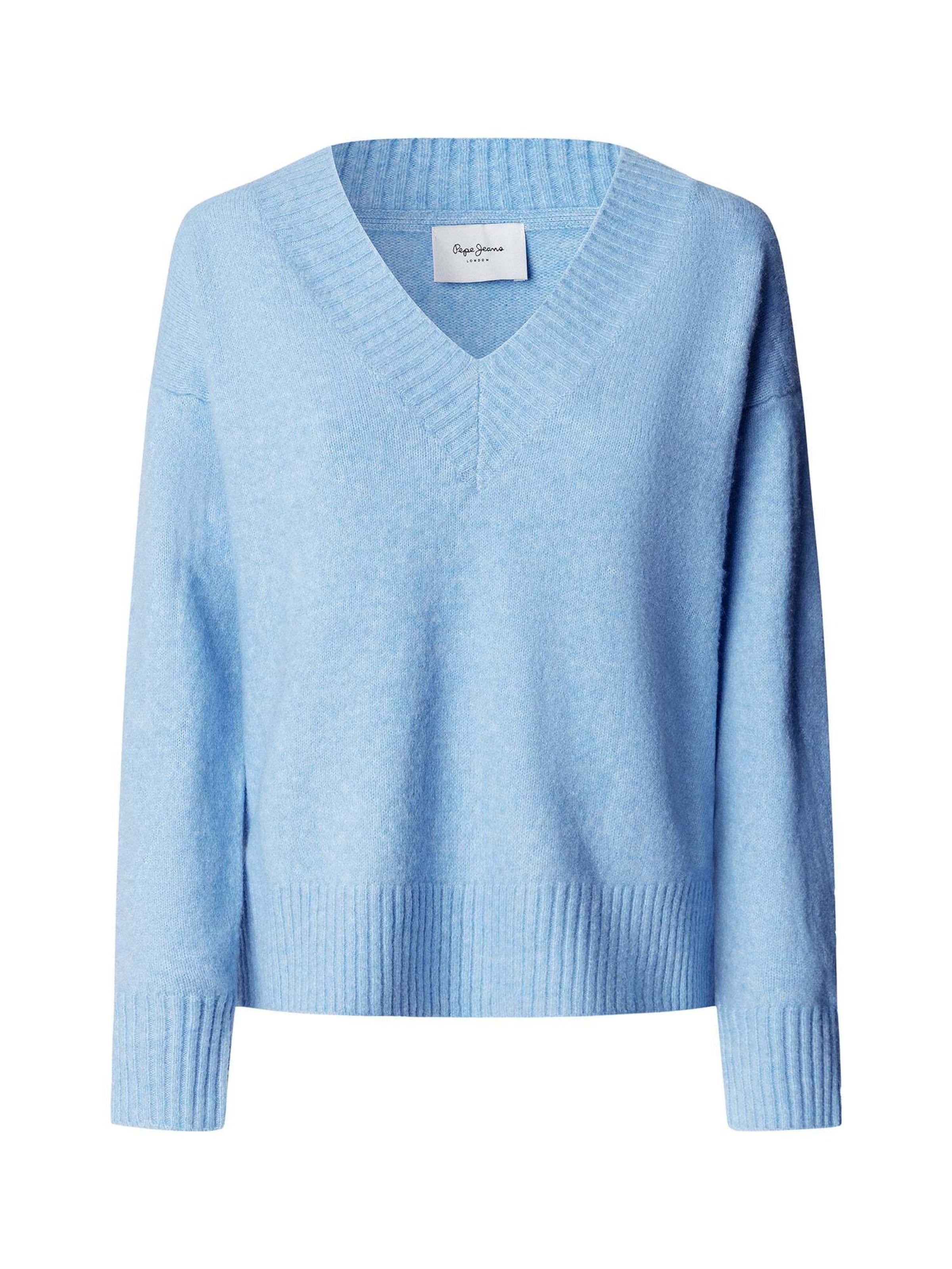 Pepe Jeans Trui 'Ashley' in Blauw: voorkant