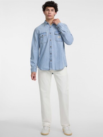 GUESS Regular fit Button Up Shirt in Blue