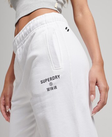 Superdry Ozke Hlače | bela barva