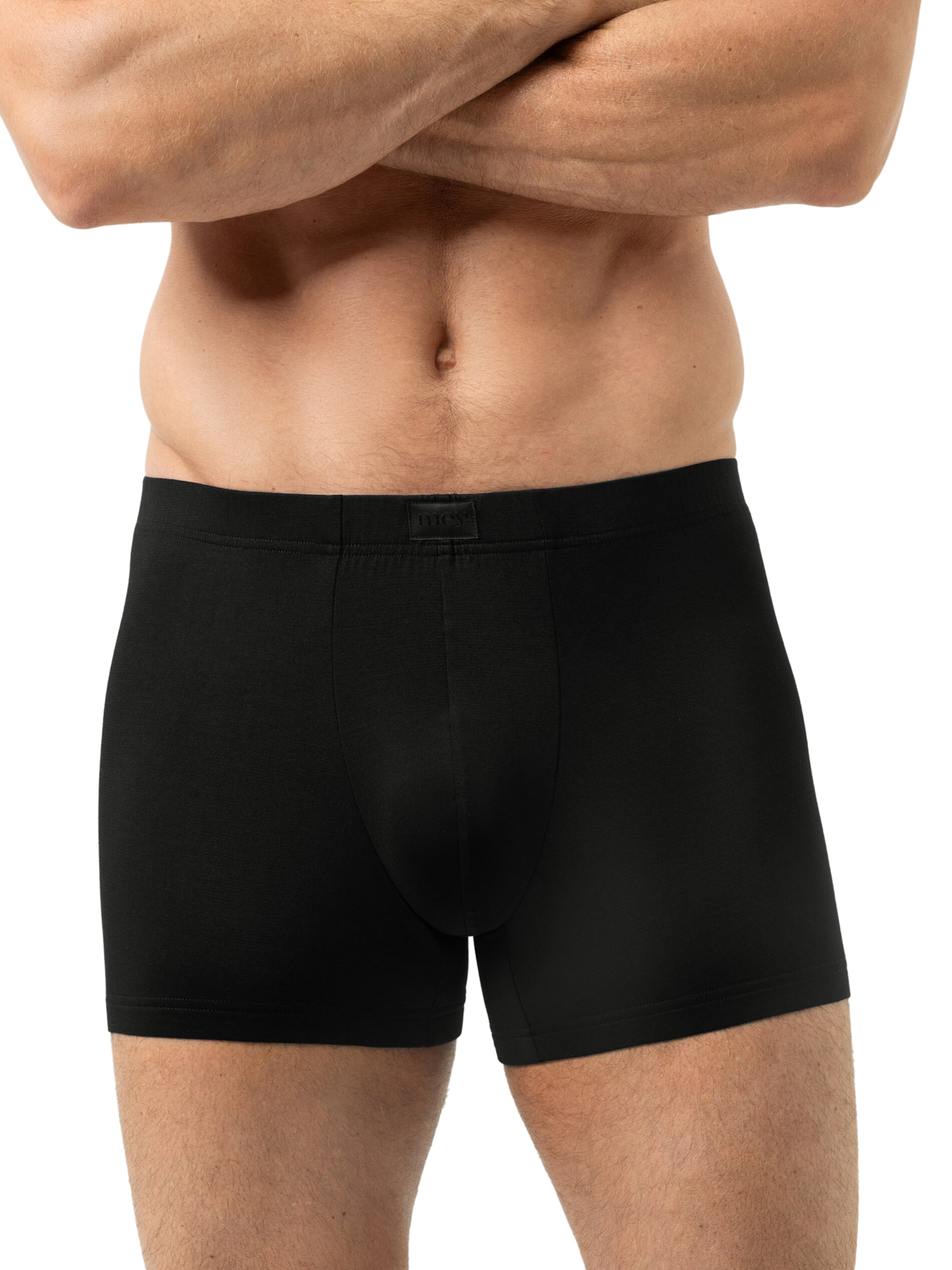 Mey Boxer shorts 'Iconic Modal' in Black: front
