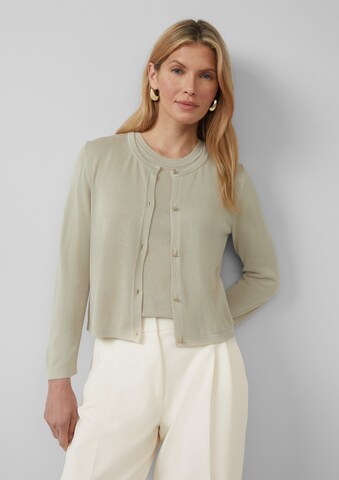 s.Oliver BLACK LABEL Knit cardigan in Beige: front