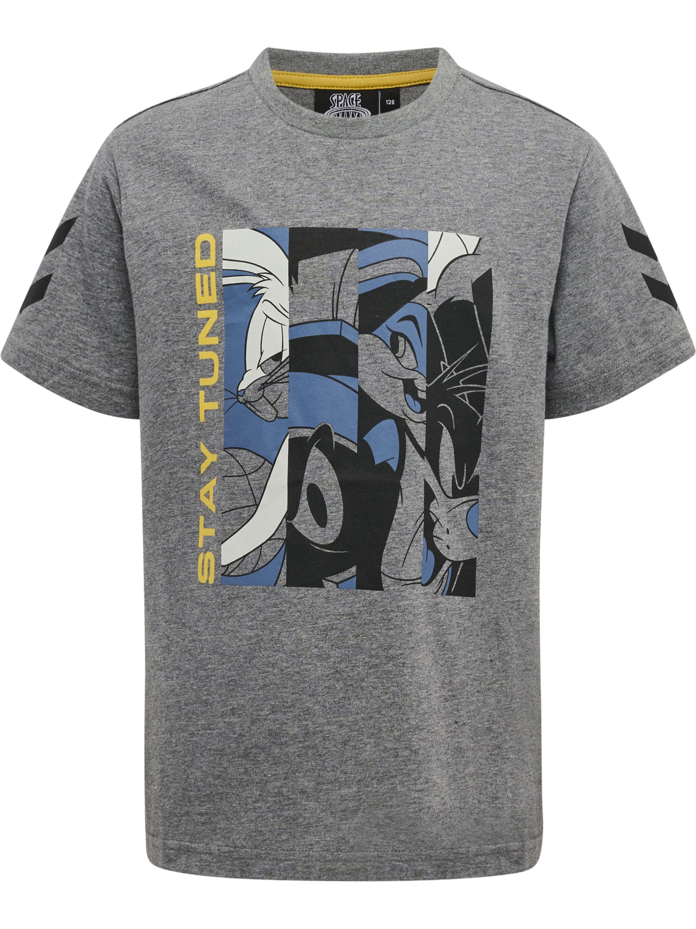 minimum T-Shirt 'Space Jam Tres' in Grau: Vorderseite