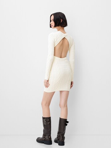 Bershka Kötött ruhák - bézs