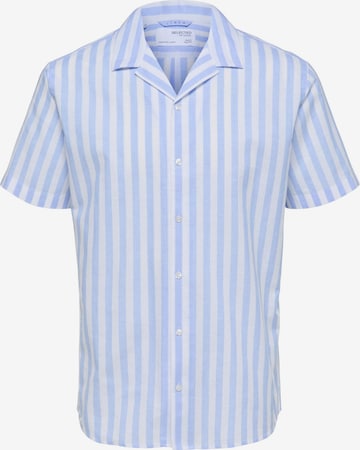 SELECTED HOMME Button Up Shirt in Blue: front