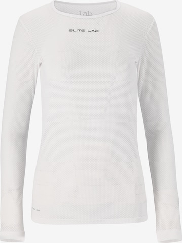 ELITE LAB Performance Shirt 'Bike Elite X1' in White: front