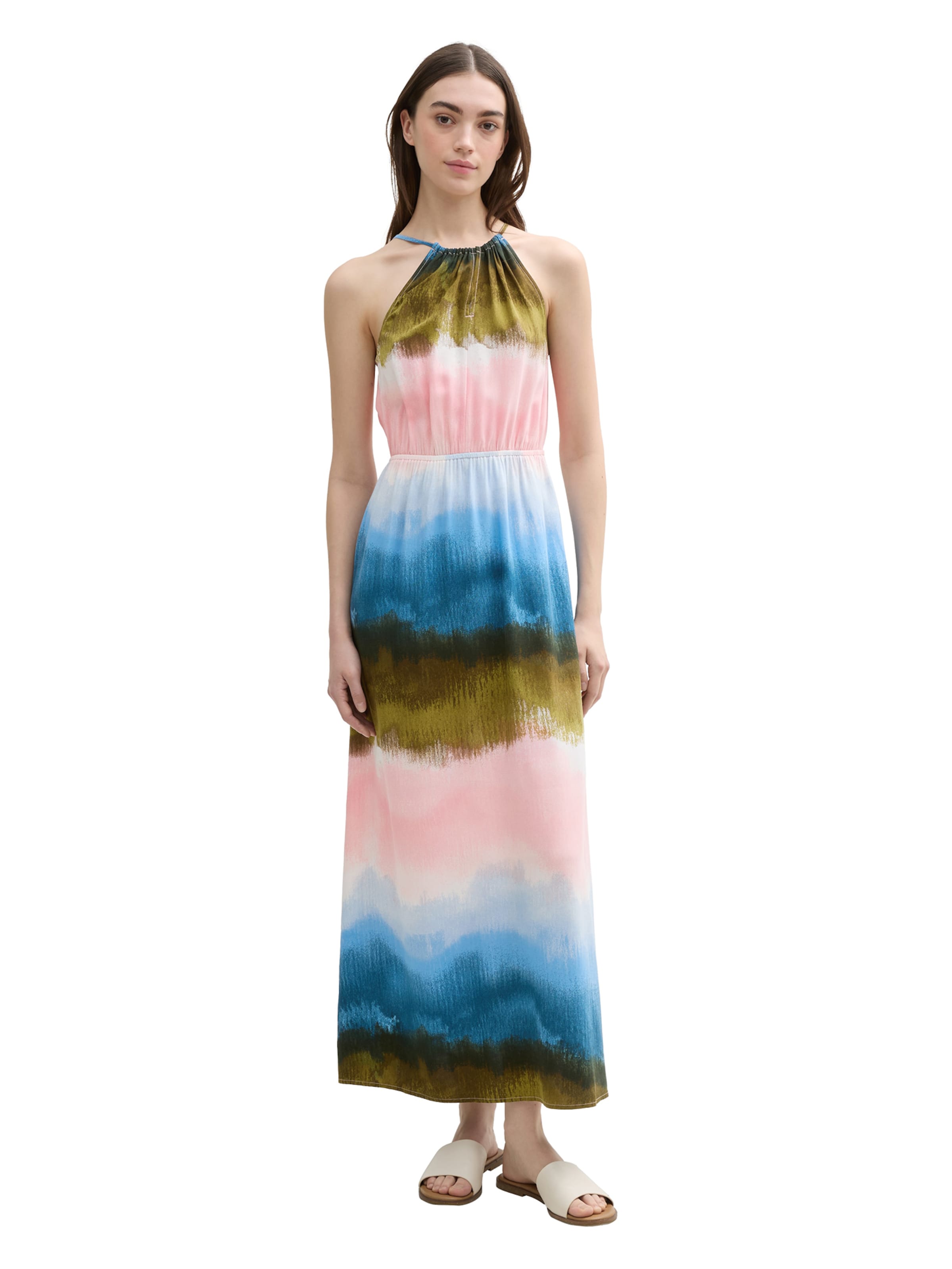 Robe d’été TOM TAILOR DENIM en bleu : devant